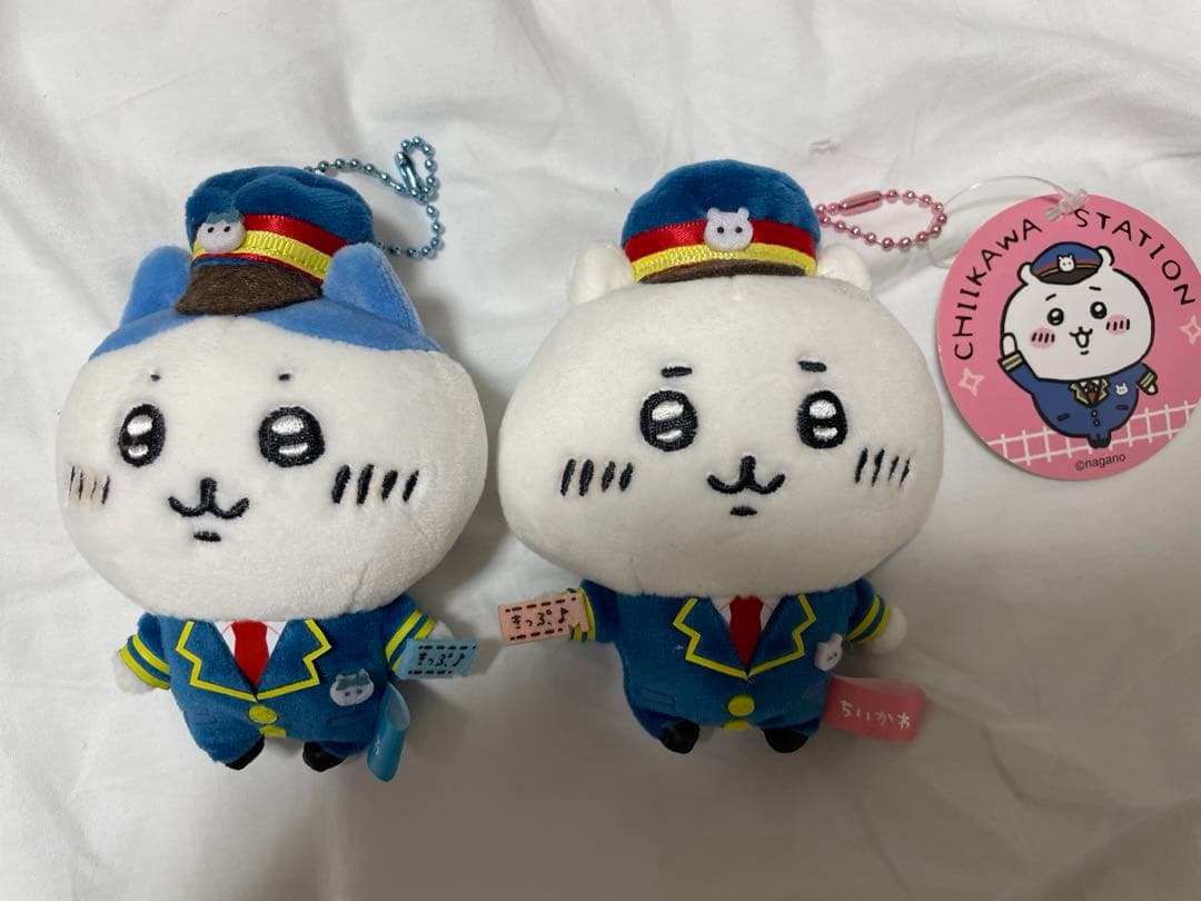 ちいかわ　STATION 駅員さんなマスコット　ちいかわ　ハチワレ