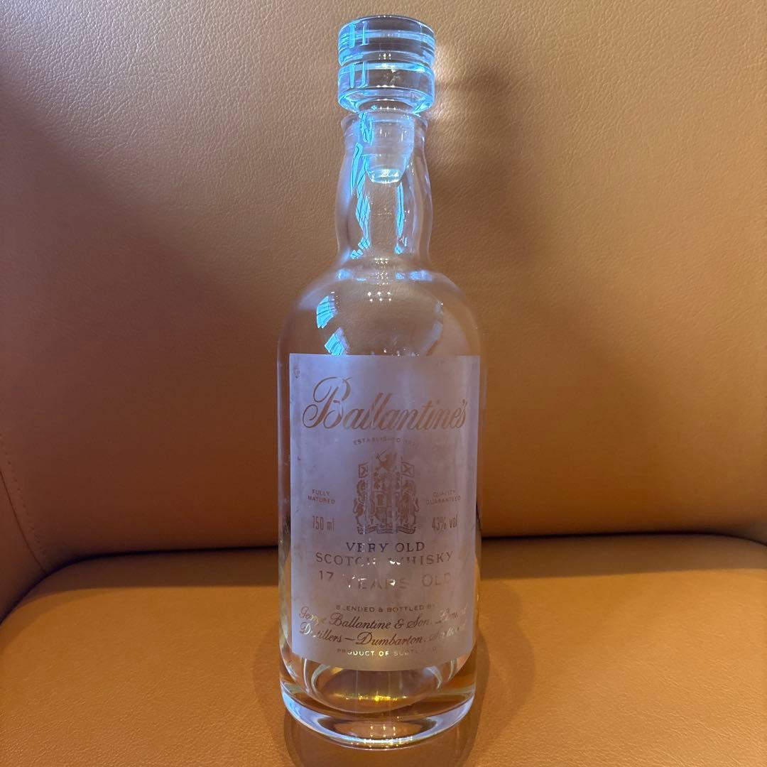 【空瓶】Ballantine's 17 Years Old 750ml【未洗浄】