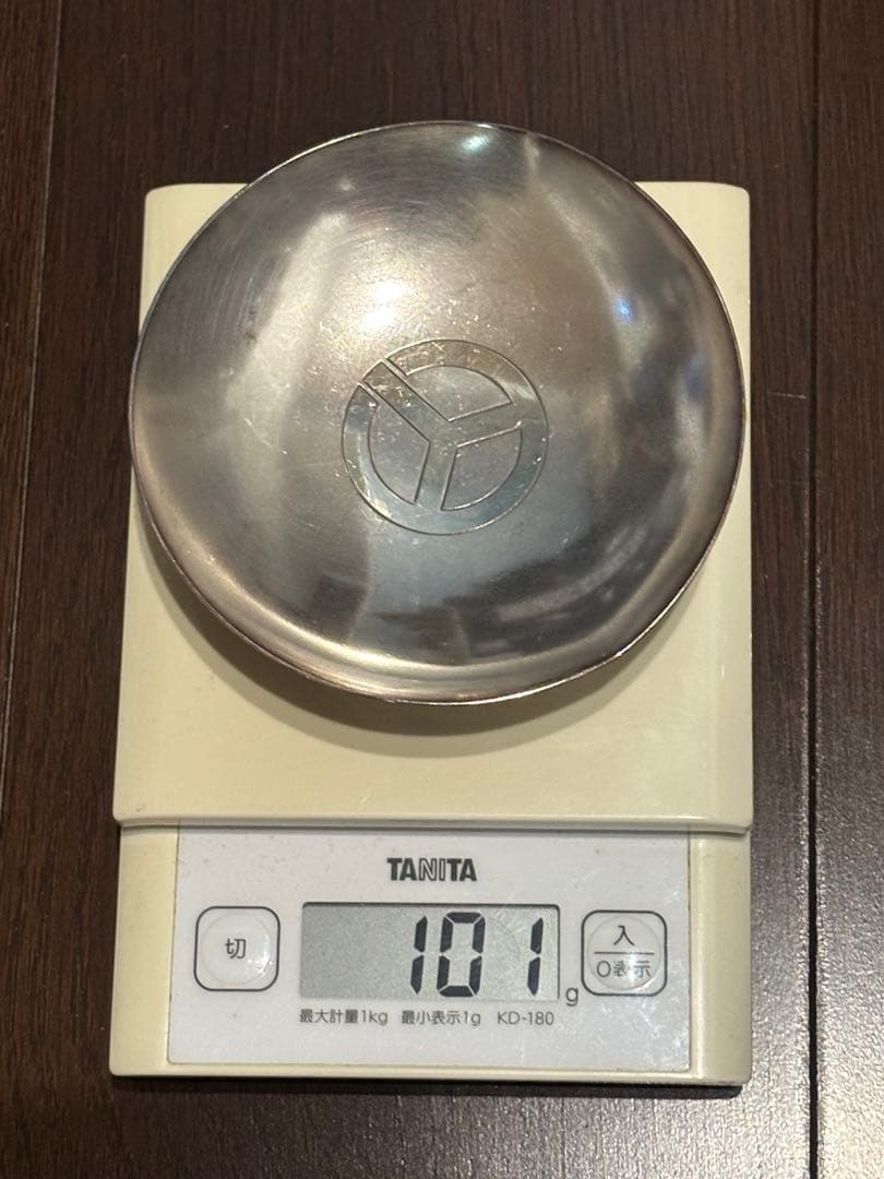 純銀製盃、銀杯４個まとめ売り　234グラム