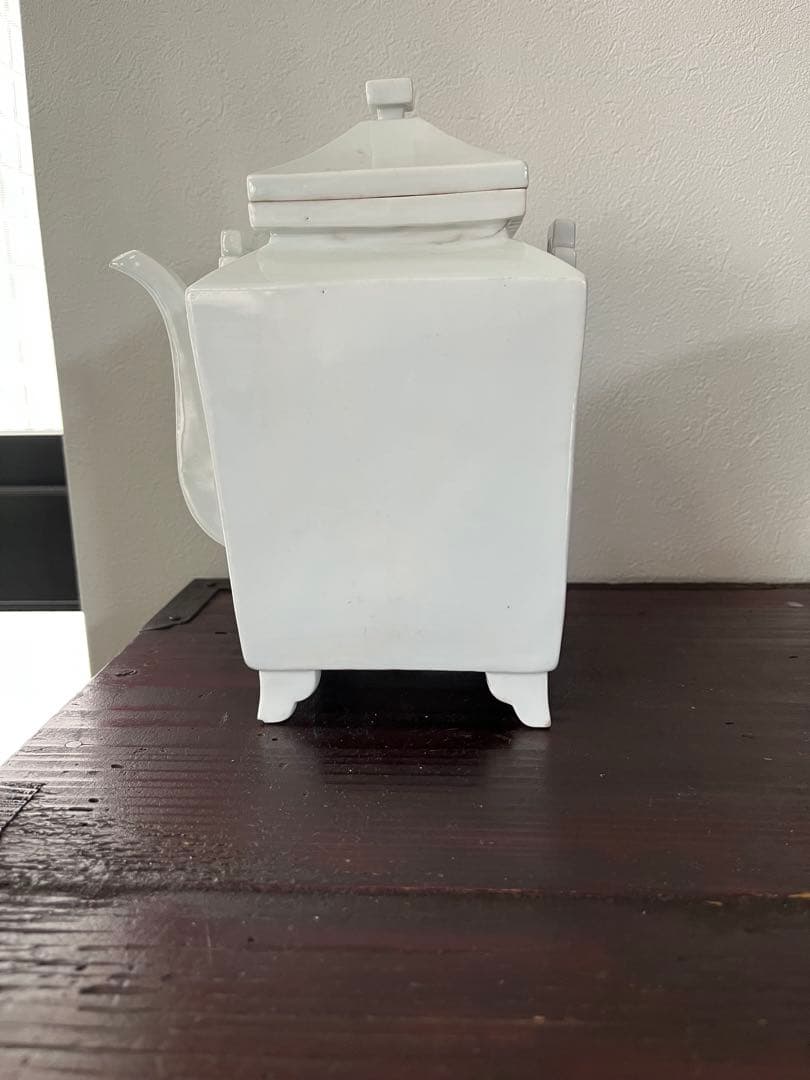 古出石　出石焼　白磁水注　盈進社　明治　東山焼　王地山焼　古伊万里　赤穂焼　薩摩
