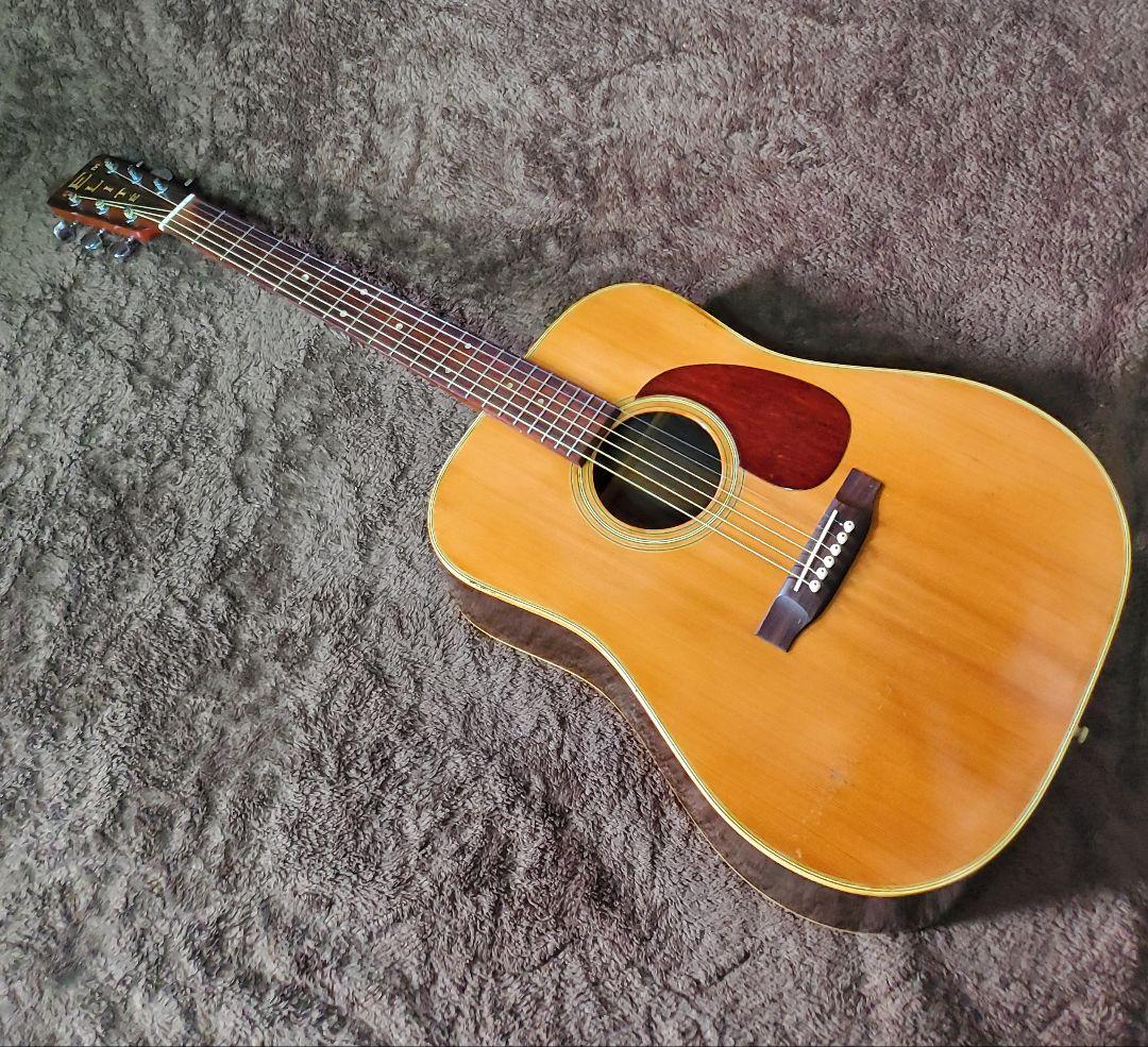 ​74年製 トップ単板　Takamine DM ELITE TW-30 縦ロゴ