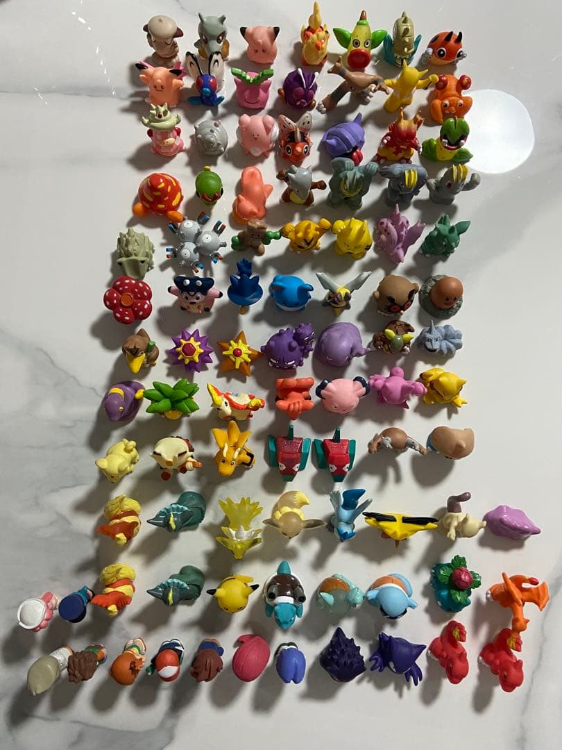 【激レア】ポケモンキッズ　指人形　まとめ売り93体　平成　レトロ