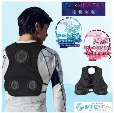 ワークマンウィンドコアアイス×ヒーターペルチェベストPRO2 798