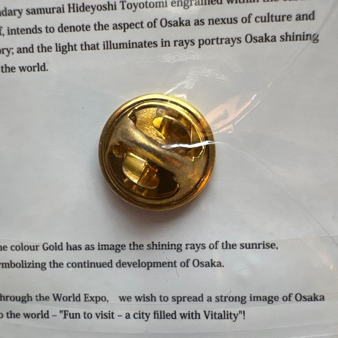 激レア　EXPO 2025 OSAKA ピンバッジ　大阪城　万博