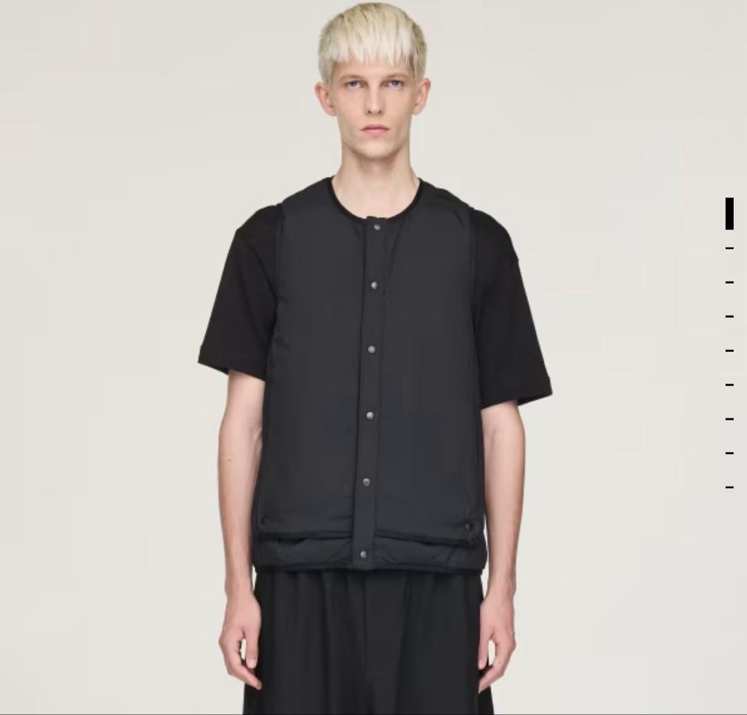 Y-3 LINER VEST メンズ ブラック　インナーダウン