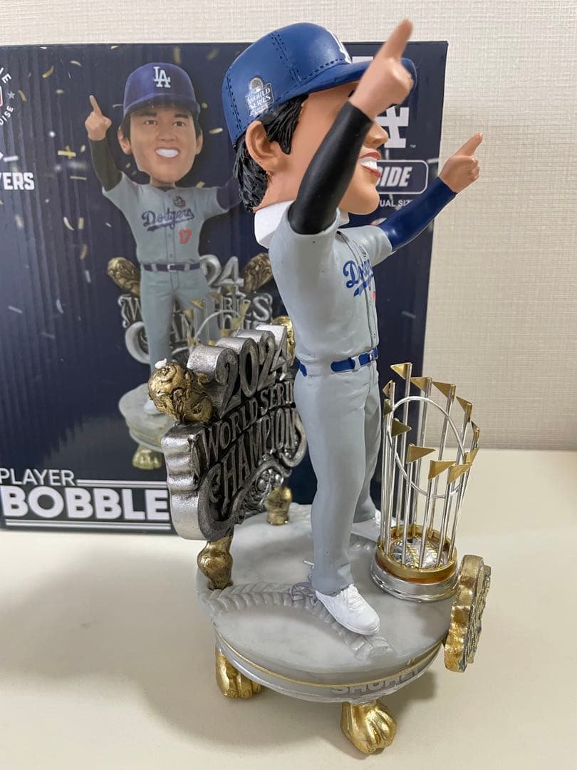 (MVP記念セール)大谷翔平 2024ワールドシリーズチャンピオンボブルヘッド