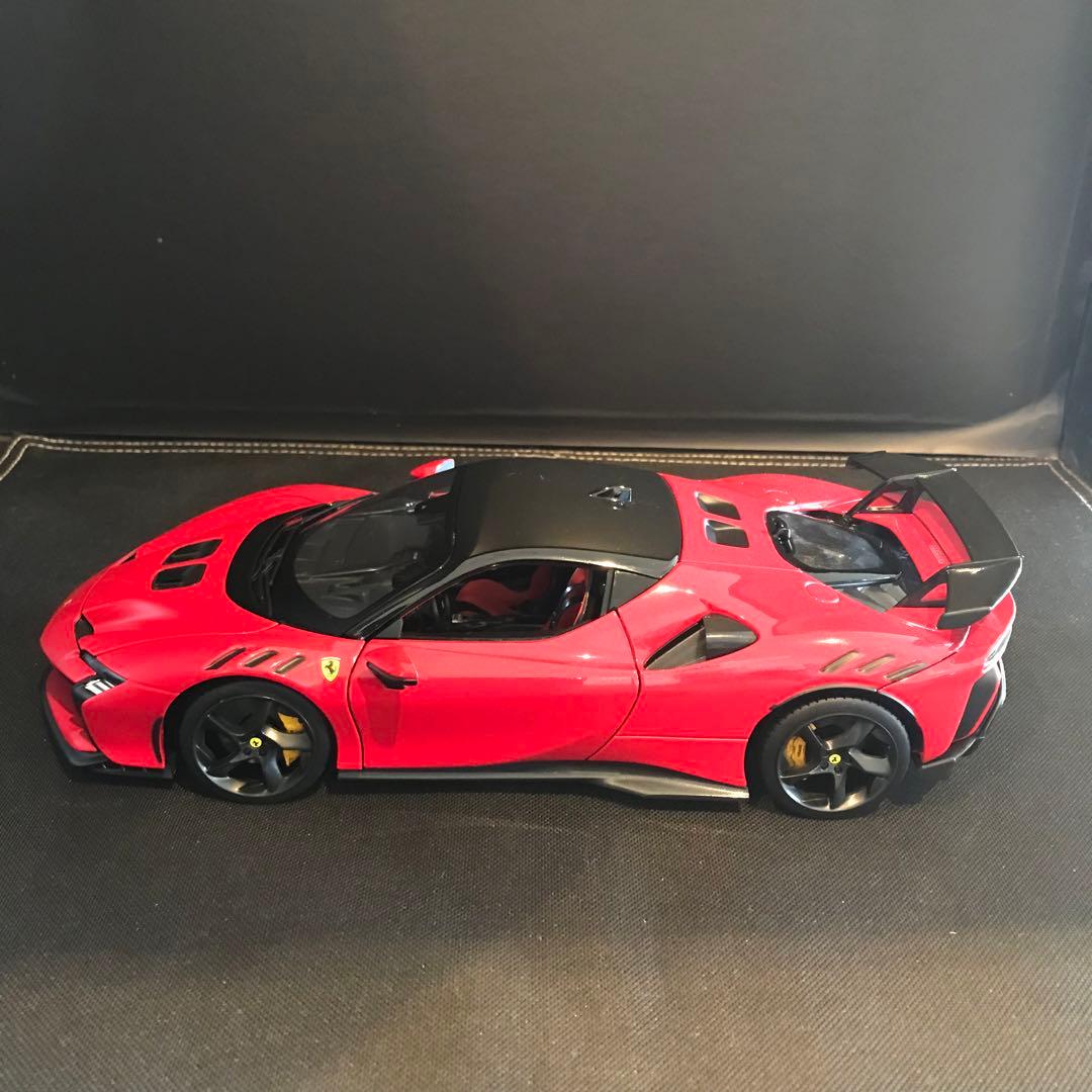 ミニカー4台、Ferrari812/SF90XX, AMG one, SVJ64