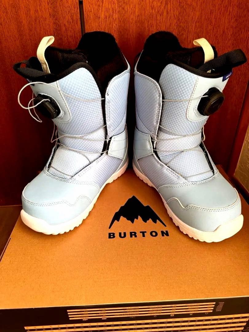 新品同様BURTON スノボブーツキッズ25cm 2025 Dusty Blue