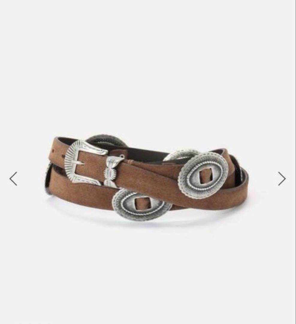 【PUNTOVITA/プントヴィータ】CONCHO ベルト（SUEDE）　新品