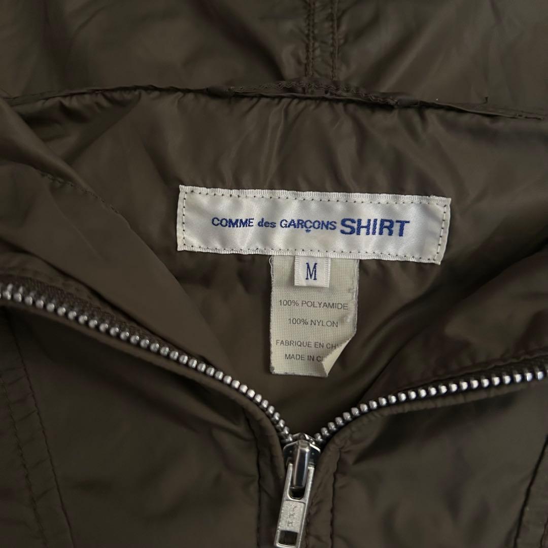 COMME des GARCONS SHIRT メッセージ アノラックパーカー