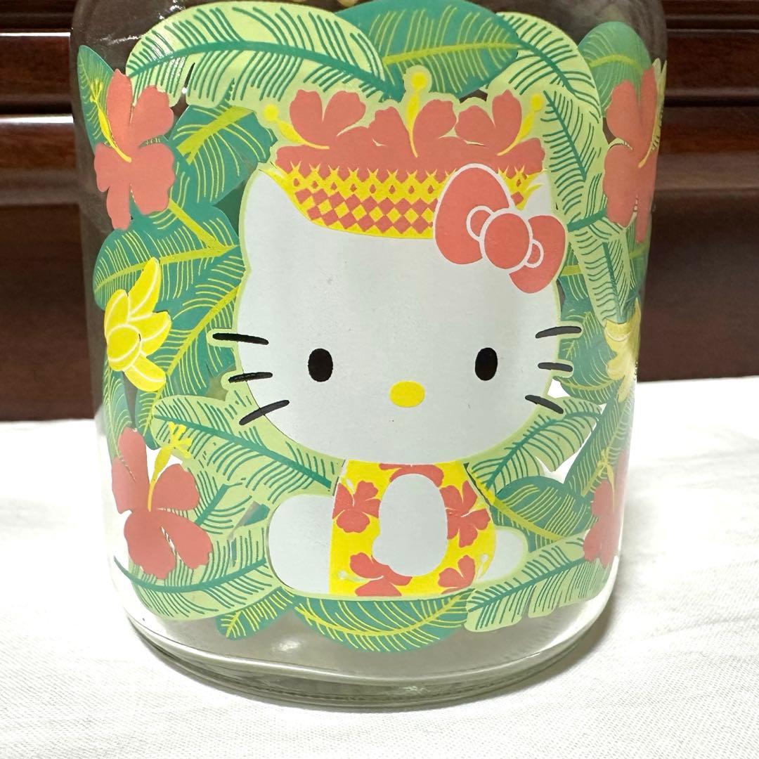 希少品　サンリオ　ハローキティ　トロピカル　ハイビスカスキティ　グラスまとめ売り