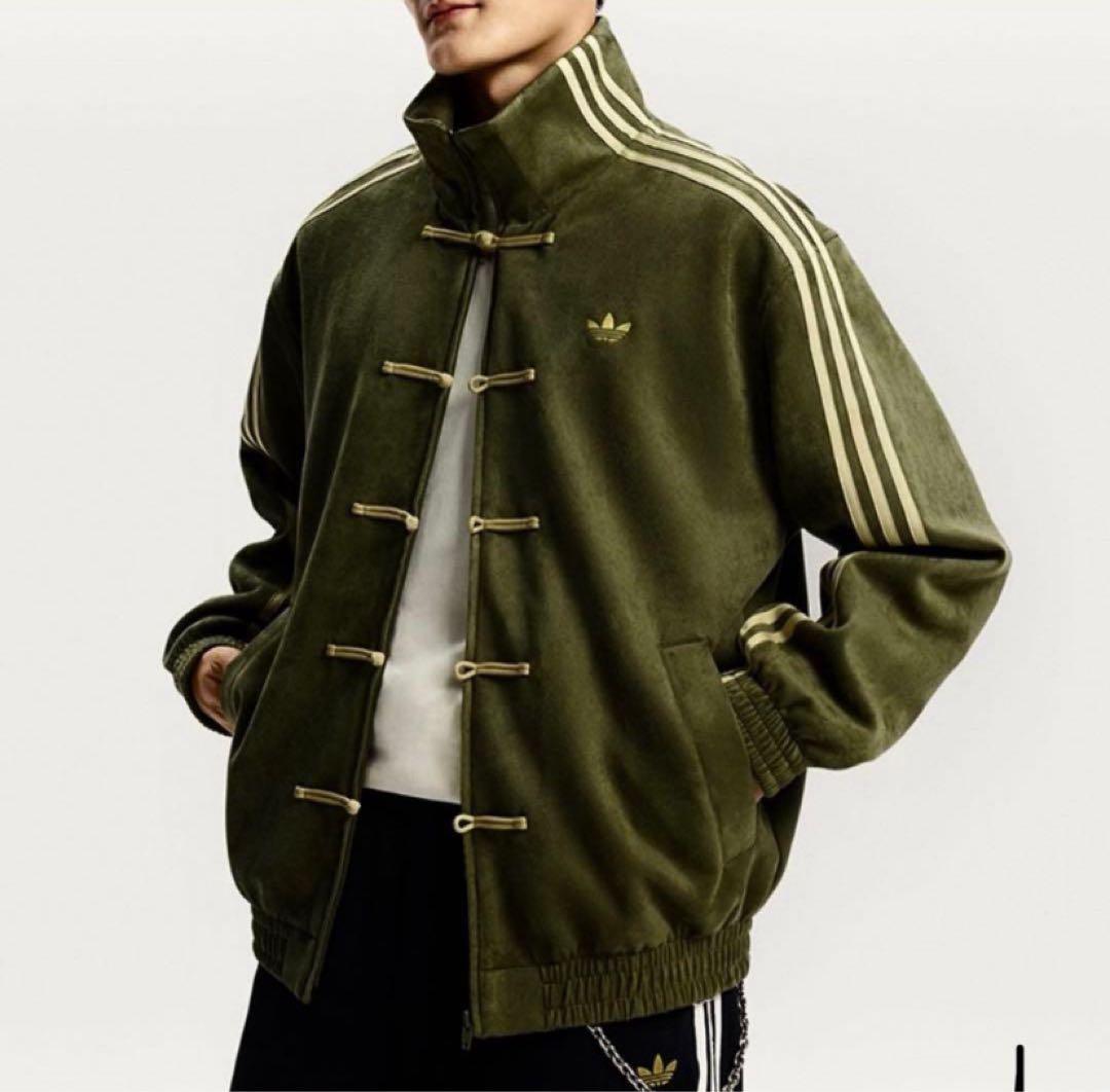 adidasアディダス 中国限定 蛇年トラックジャケット緑　Mサイズ”