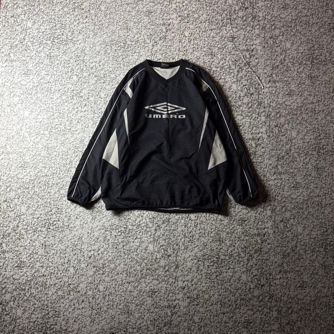 【グッドレギュラー】UMBRO ビッグロゴ　ナイロンピステ メッシュ　ジャージ
