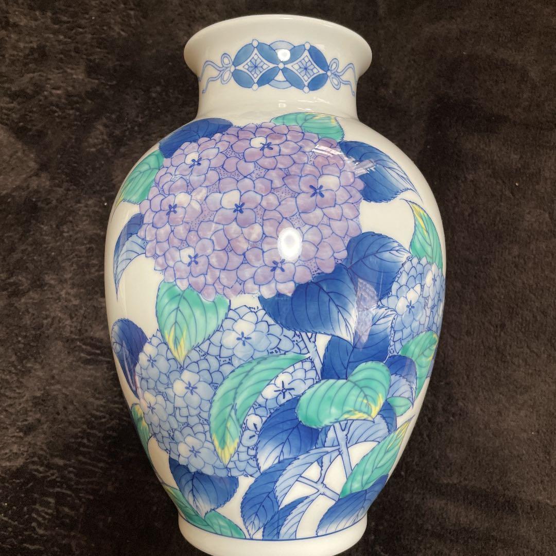 花瓶　鍋島焼
