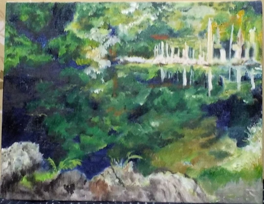 油絵【静寂】