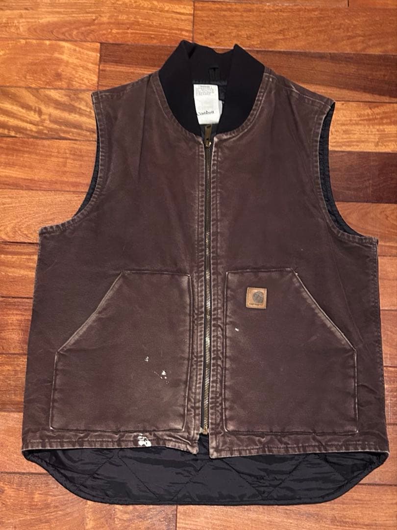 carhartt ベスト　M ブラウン