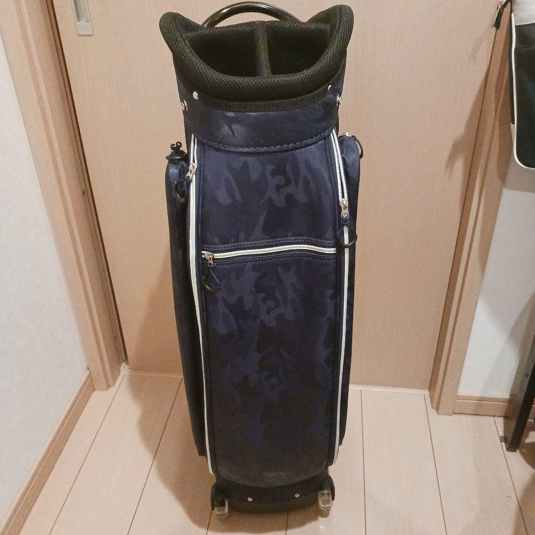 ホンマゴルフ迷彩柄ネイビーキャディバッグ