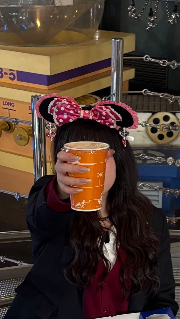 ディズニー 水玉カチューシャ