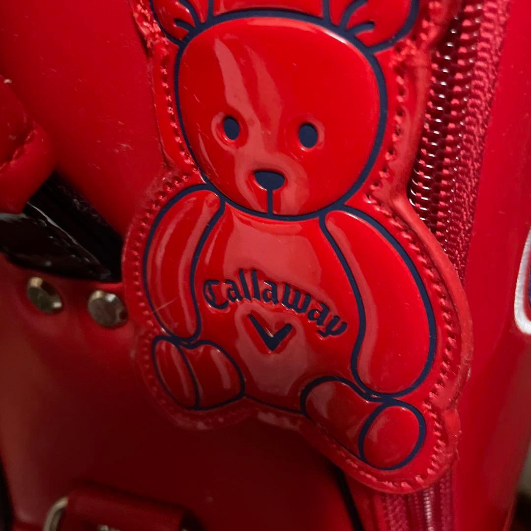 ⭐︎週末割引⭐︎Callaway 赤 キャディバッグ ➕ドライバー、アイアンセット