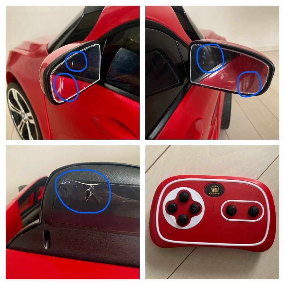 正規ライセンス  6 GT 電動乗用カー 乗用玩具 赤