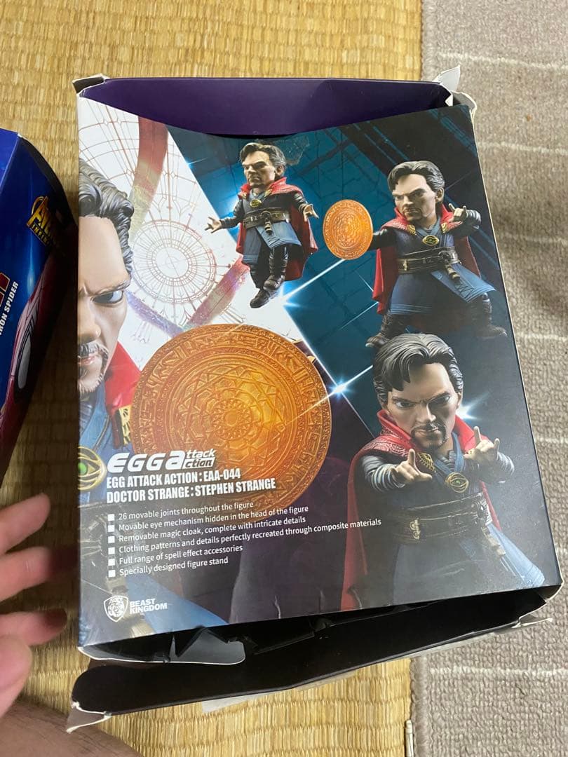 エッグアタック　インフィニティウォー　アイアンスパイダー　ドクターストレンジ