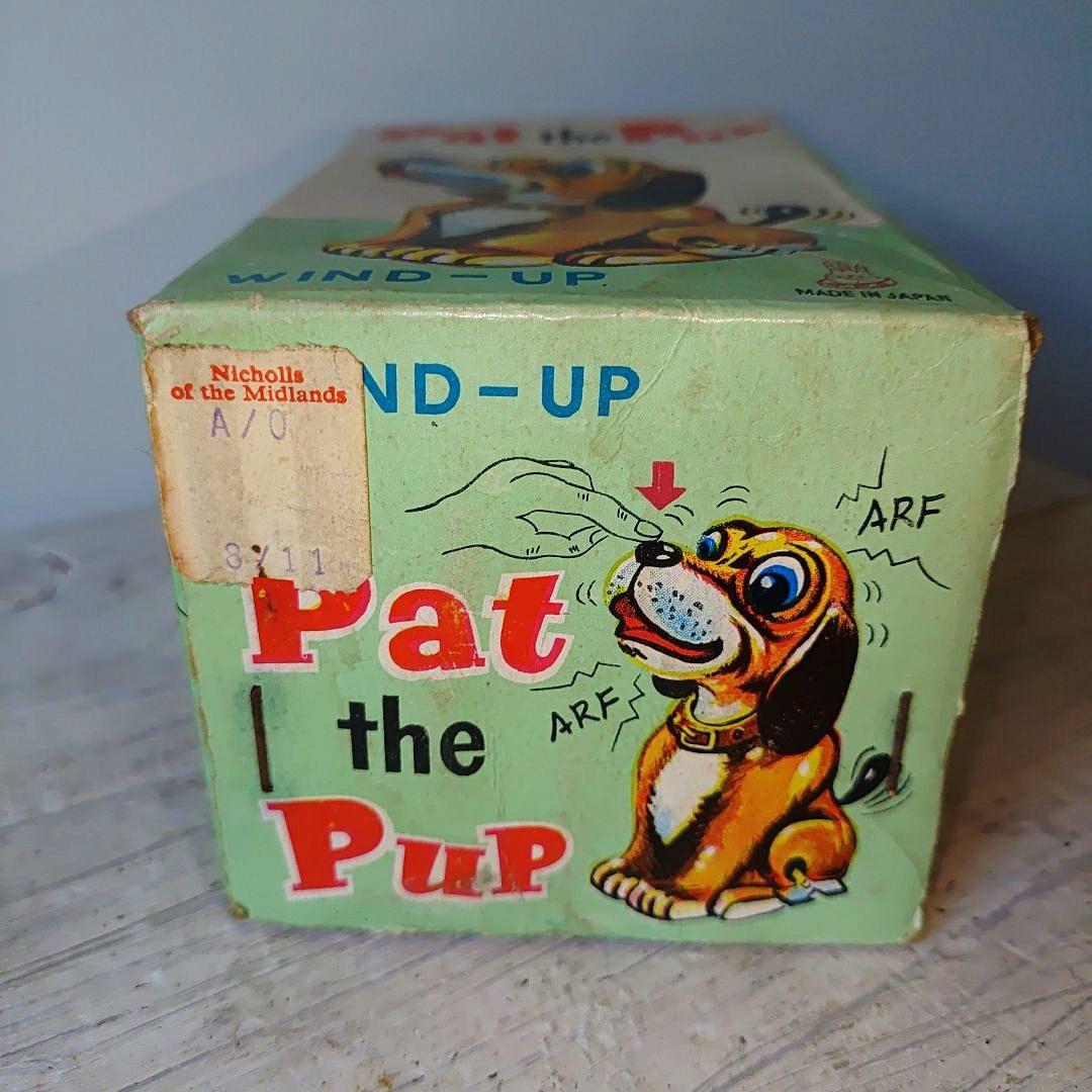 Pat the Pup犬のブリキゼンマイ おもちゃ 日本製　昭和レトロ玩具