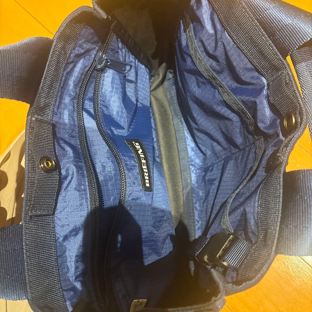 BRIEFING ネイビー トートバッグ