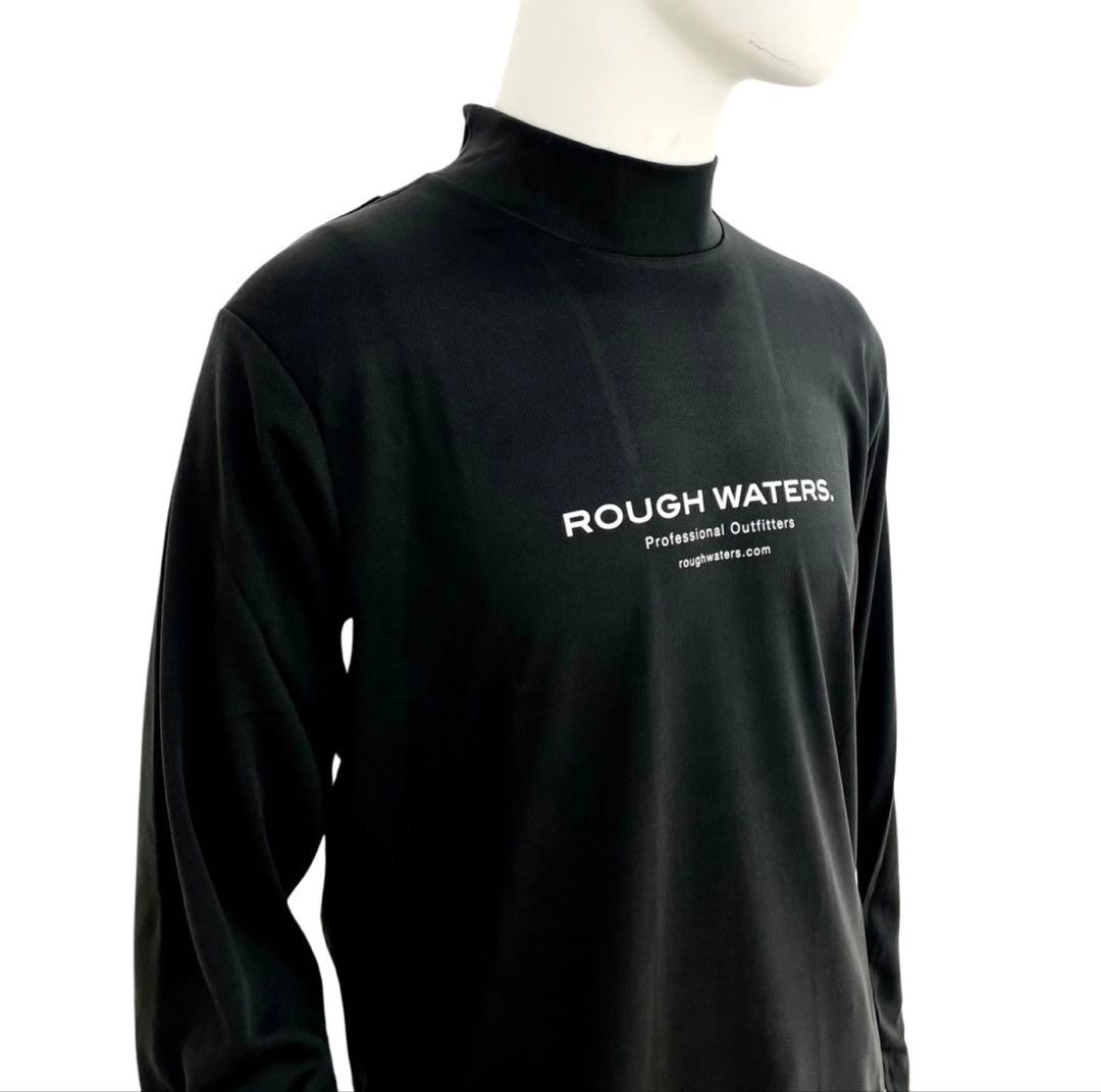 エリートグリップ　ROUGH WATERS 長袖モックネック　ブラック　LL