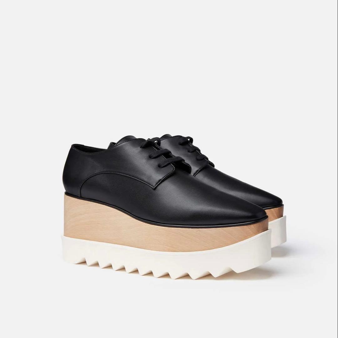 新品未使用 エリス 36 1/2 STELLAMcCARTNEY 黒