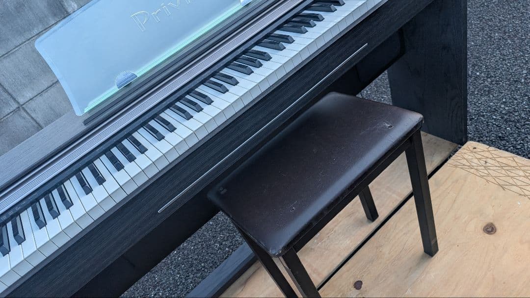 送料込み CASIO 電子ピアノ privia PX-720 07年製 ★激美品