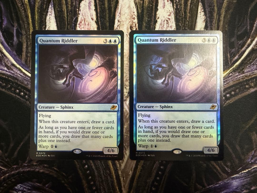 【最安値】MTG　EOE　量子の謎かけ屋　英語版　foil　2枚