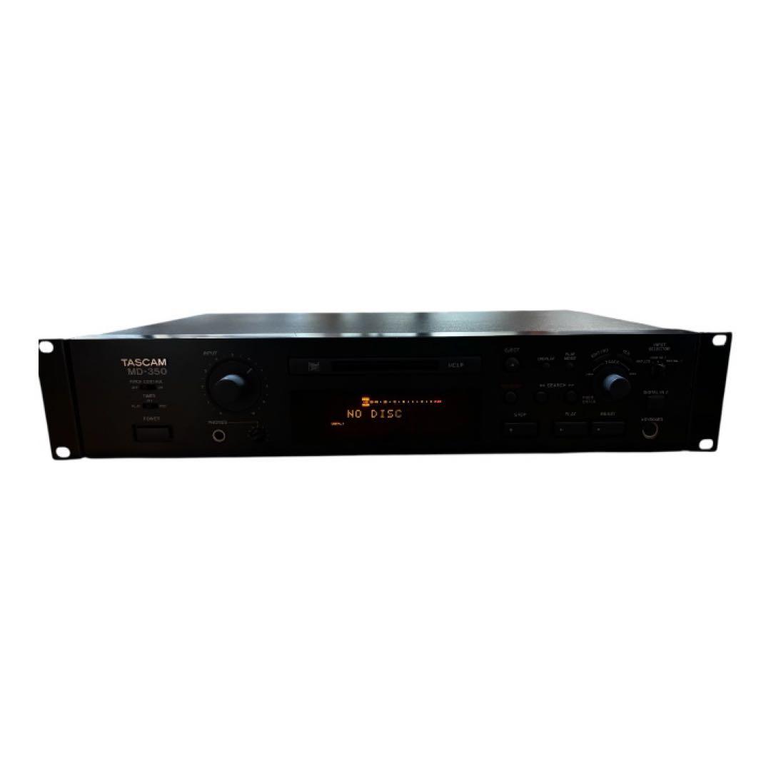 良品 TASCAM タスカム MD-350 MDデッキ 業務用MDデッキ