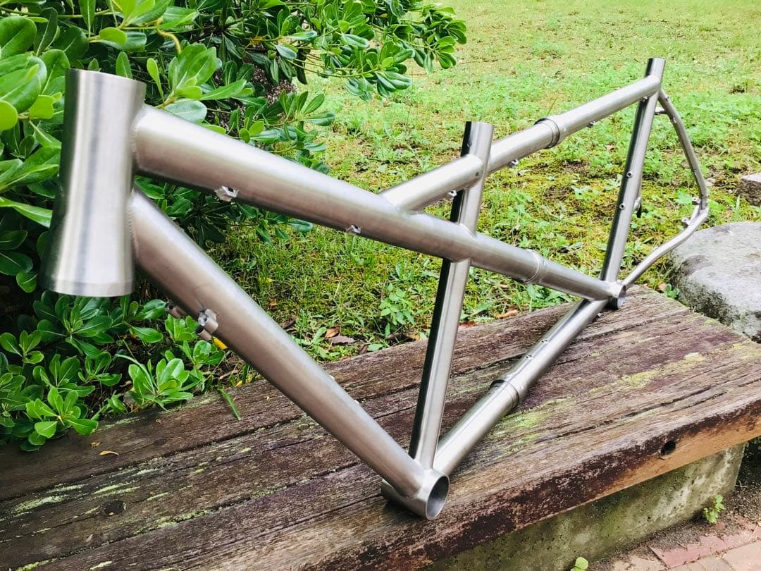 激レア・MORATI・チタニウム・元祖タンデム自転車 分割フレームセット 未組立