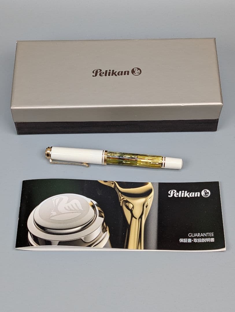 ペリカン スーベレーン M400 ホワイトトータス EF　Pelikan