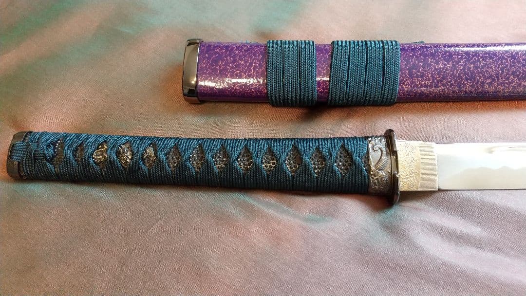 【鶴姫一文字】模造刀 喰出し鍔 鐺 模擬刀 拵え 日本刀 上杉謙信 sword