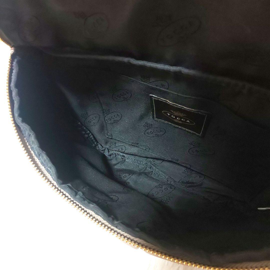 ✨美品✨TOCCA トッカ ボディバッグ ウエストポーチ ナイロン リボン 撥水