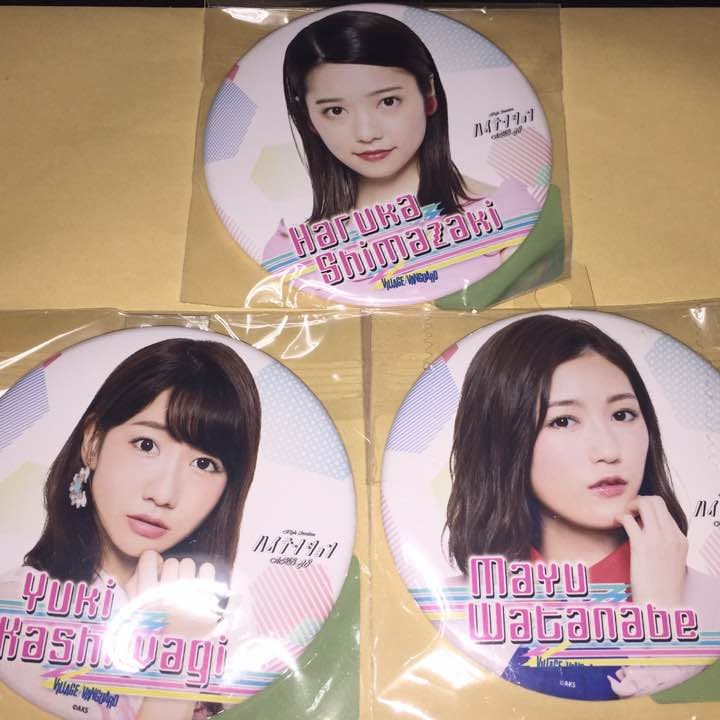 AKB48 ヴィレッジヴァンガード 限定 ハイテンション 缶バッジ クリスマス