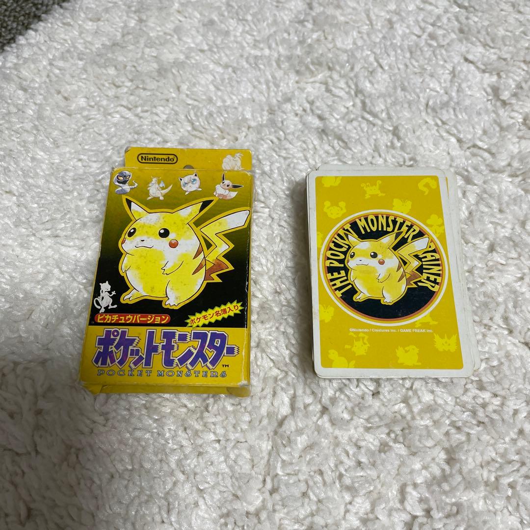 ポケットモンスター　ピカチュウバージョン　トランプ