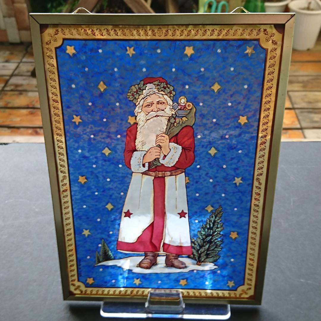 新品クリスマス ステンドグラス Kris Kringle グラスマスターズ社