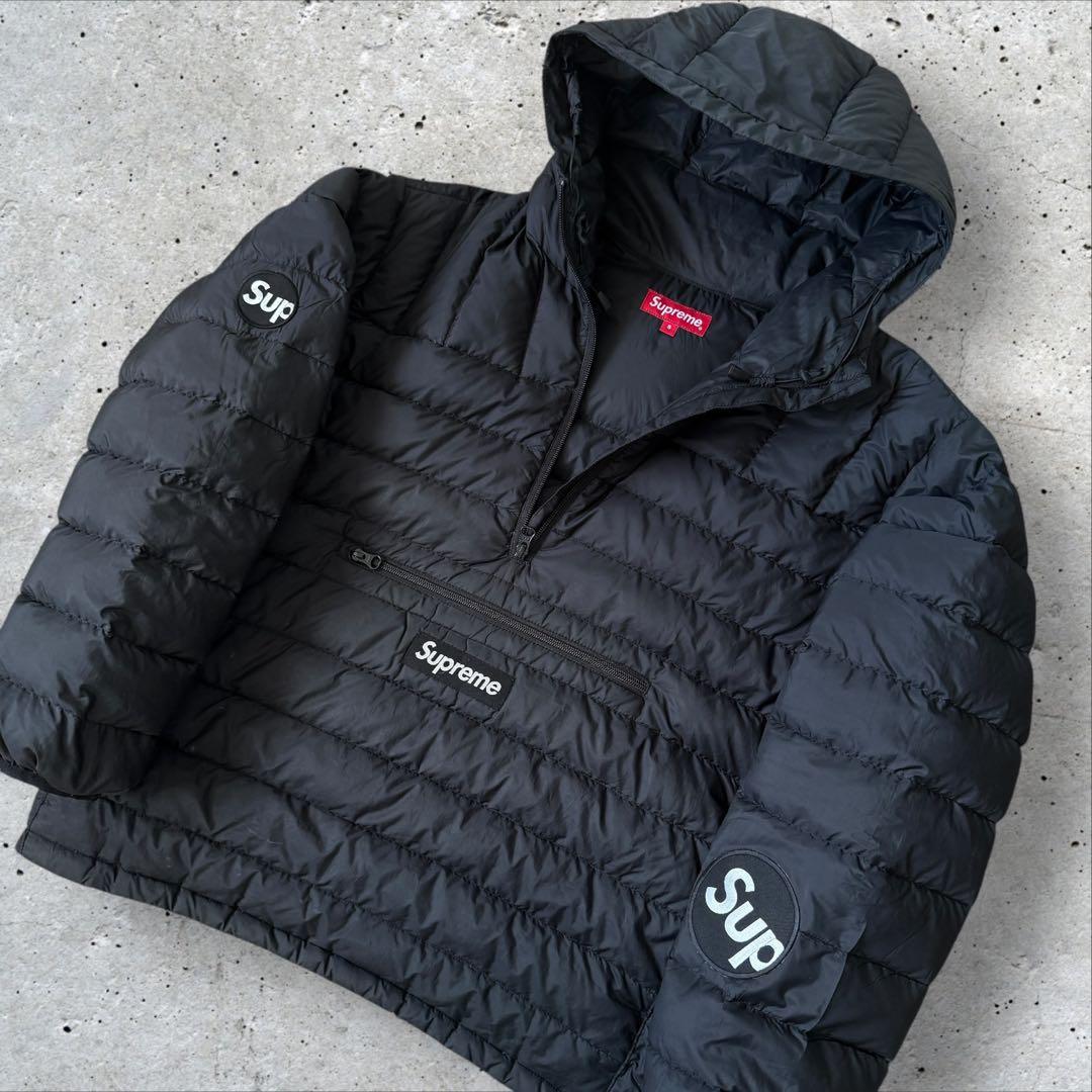 正規品　supreme シュプリーム マイクロダウンジャケット 黒 S〜M相当