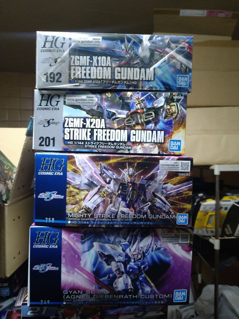HG フリーダムセット＋ギャンシュトローム
