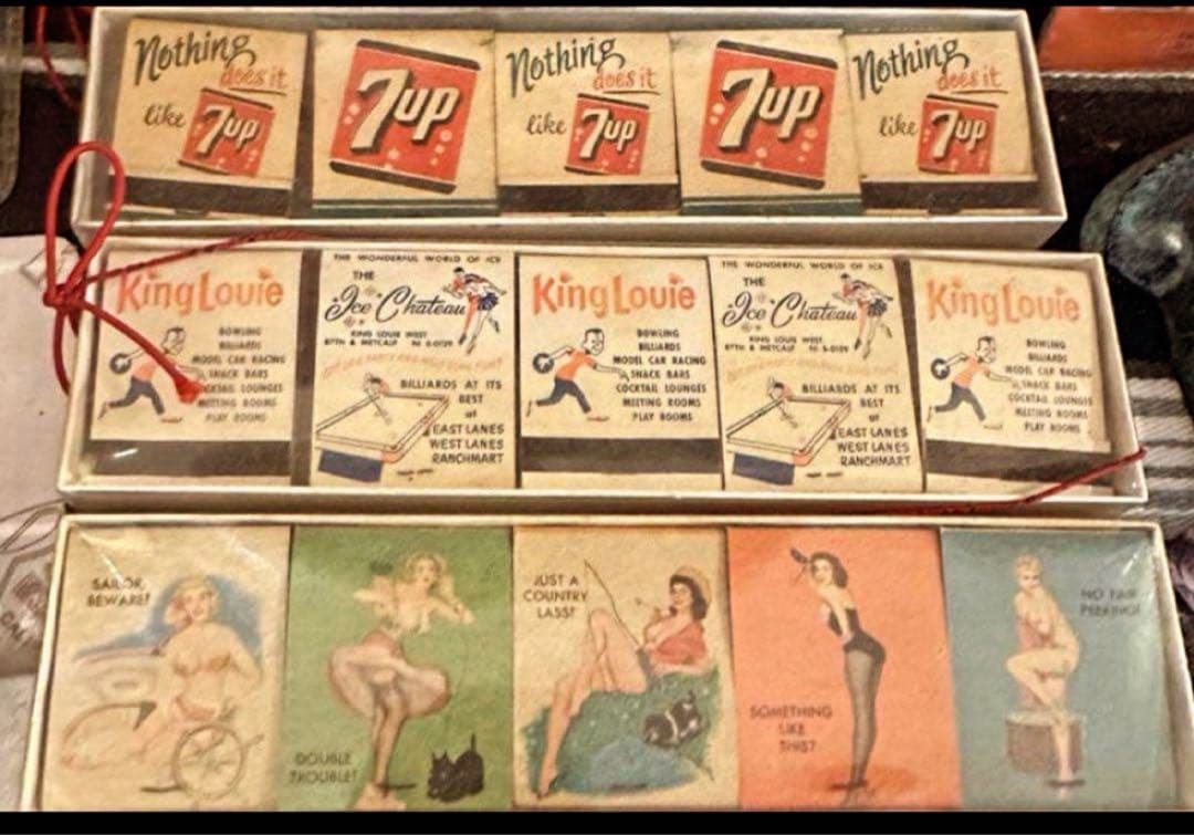 【激レア】1950s Vintgae ヴィンテージ USA マッチセット　一点物
