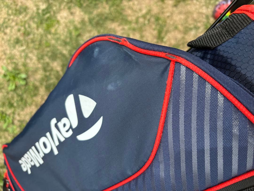 TaylorMade キャディバッグ ネイビー/レッド