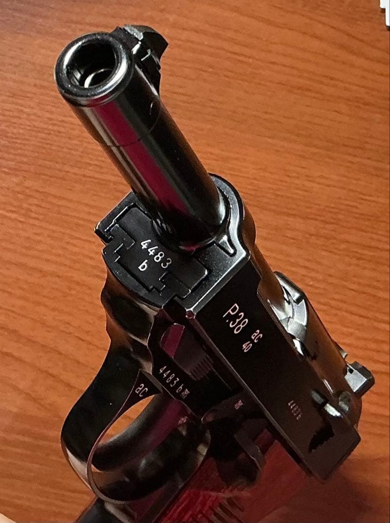マルゼンP38 ガスブローバック ブラックメタル　ac40