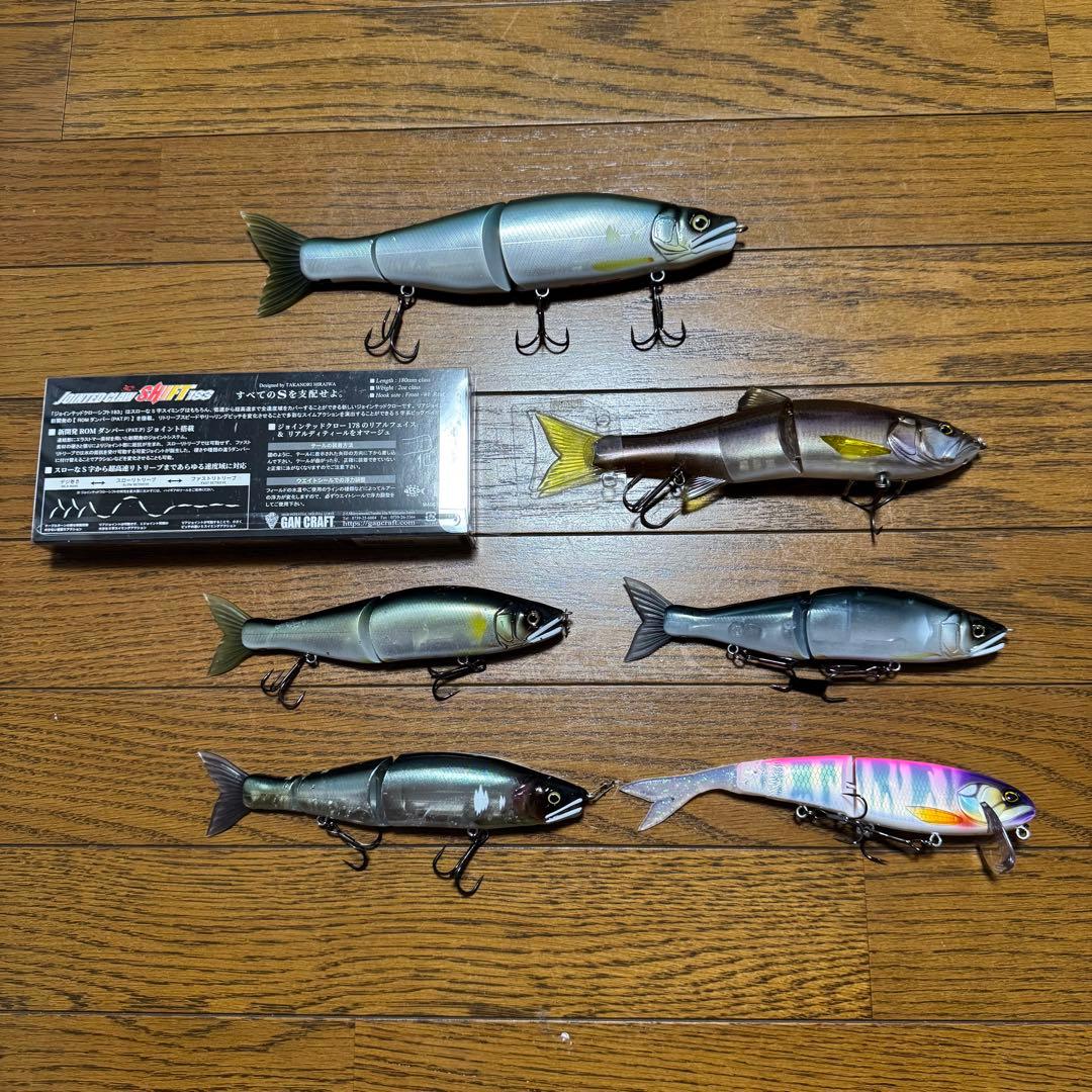 ビッグベイトルアー 7個セット ジョイクロ ダウズスイマー GAN CRAFT