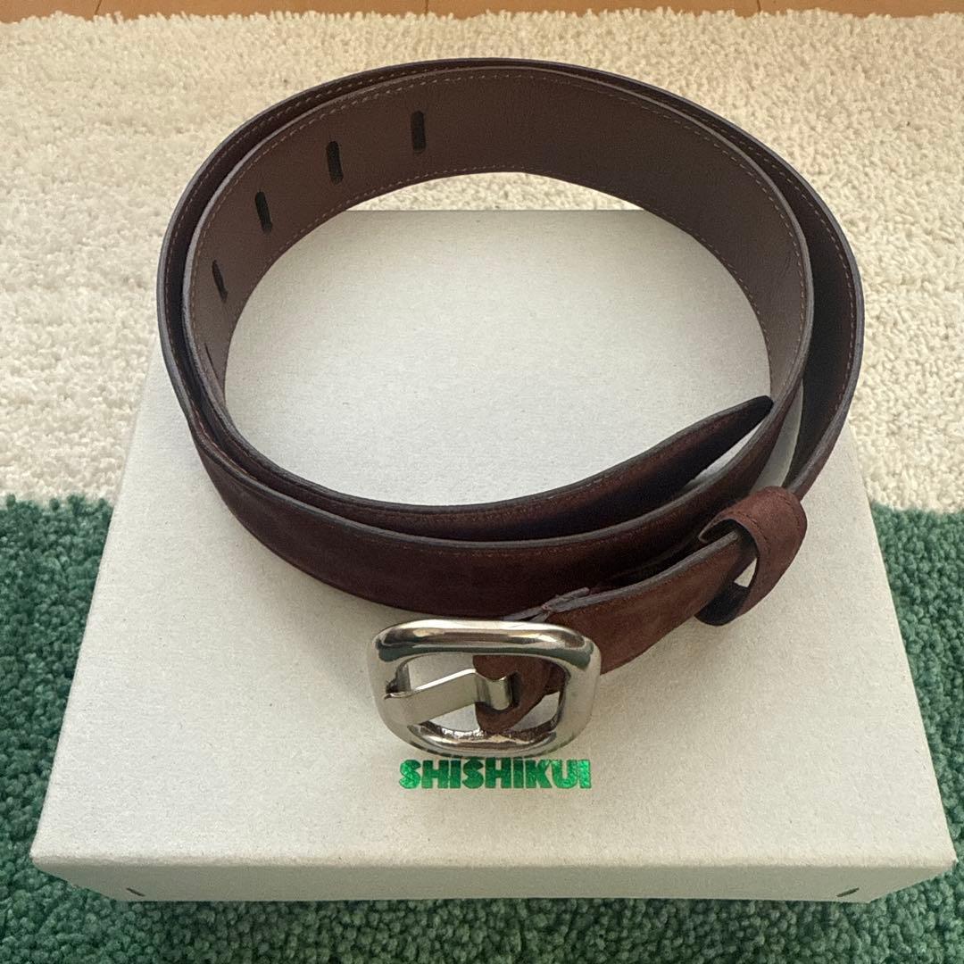 THE SHISHIKUI BELT / ブラウン Mサイズ