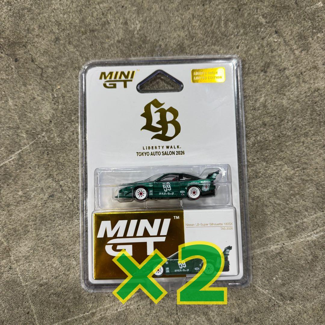 MINI GT 日産 180sx LBWK 東京オートサロン 2026 2個