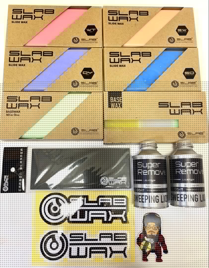 SLAB WAX スノーボードワックスセット