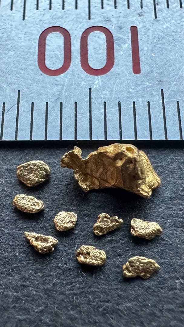 砂金　自然金