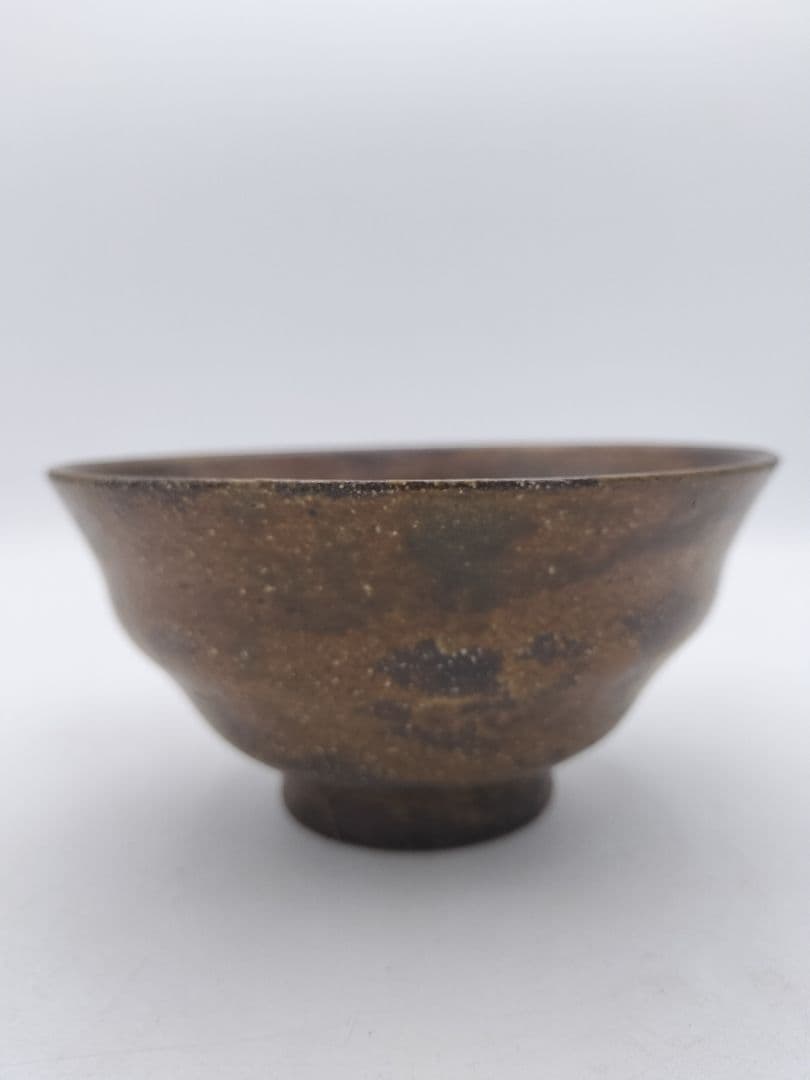 c498 茶碗 柿の蒂写 高麗陶窯 曹東憲 木箱 茶道具 古物